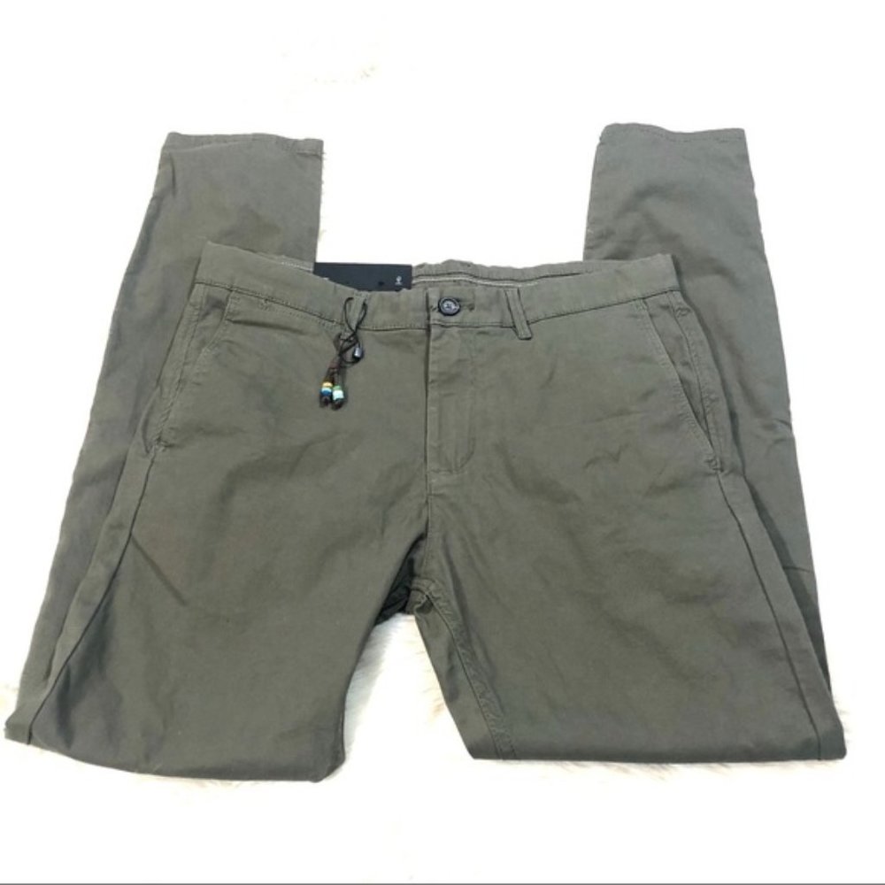Zara Man Skinny Green Pants 31
